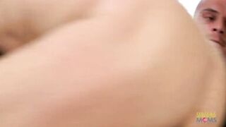 Once she had two dicks in her holes the blonde milf started