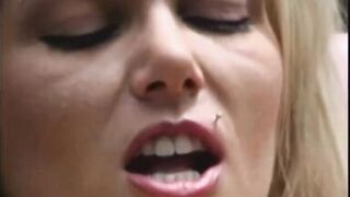 Big dick stud gives blond babe with round ass deep anal drilling