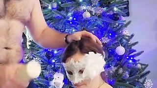 Hubby uses fleshlight while I squeeze his drink from my swollen big tits