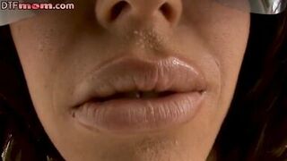 Busty cougar teases before POV blowjob and titty fuck - 6 image