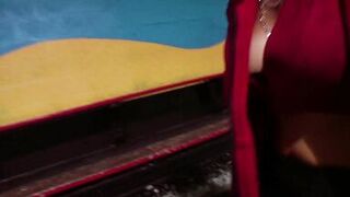 Photoshooting goes Wrong with Incredibly Hot Big Boobs Brunette Wife turns into Big Dick Cum on Tits - 2 image