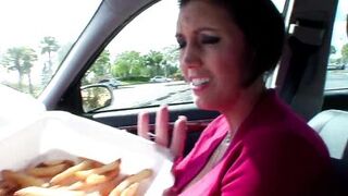 Photoshooting goes Wrong with Incredibly Hot Big Boobs Brunette Wife turns into Big Dick Cum on Tits - 3 image