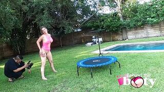 Huge Ass PAWG LollyDames Behind The Booty Interracial With BBC Jovan Jordan