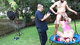 Huge Ass PAWG LollyDames Behind The Booty Interracial With BBC Jovan Jordan