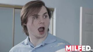 Touching My Girlfriend's Mom Next To Her - MILFED