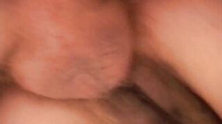 Busty brunette starts giving blowjob in the car being so eager to get home to get her ass stretched