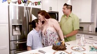Best Ever Birthday Gift Given By Horny Step Big Boobs Mom - 7 image