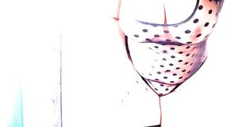 Hot stepmom caresses her pussy juicy and cums getting an orgasm