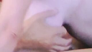 Busty mature blonde cums when she feels the cock inside her ass