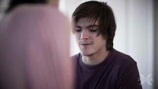 Inexperienced sexy boy seduced her stepmom to fuck her hard - 2 image