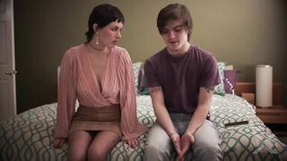 Inexperienced sexy boy seduced her stepmom to fuck her hard - 3 image