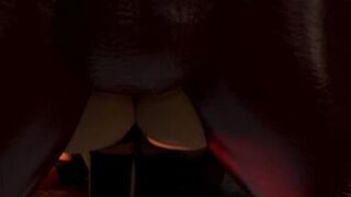 Animated Shemale MILF fucks Witch-Girl - Futa on female, Anal Sex and Cum in Ass - 14 image