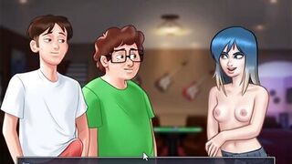 Summertime saga - got a boner everytime i saw boobs