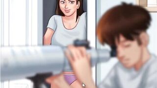 Summertime saga - got a boner everytime i saw boobs