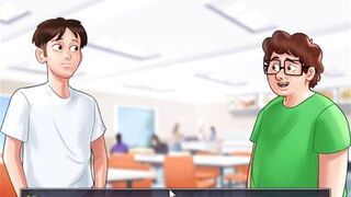 Summertime saga - got a boner everytime i saw boobs