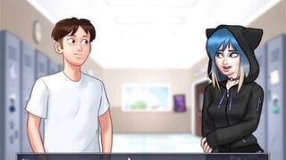 Summertime saga - got a boner everytime i saw boobs