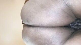 Worship the Hairy Pussy Ebony Milf Amateur Vagina - 14 image