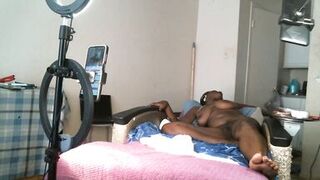 Amateur Ebony Milf with Hairy Pussy