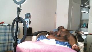 Amateur Ebony Milf with Hairy Pussy