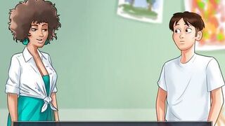 Summertime Saga Cap 78 - Fucking My Girlfriend's Friend While She Watches Us And Masturbates - 2 image