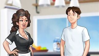 Summertime Saga Cap 80 - Fucking The Mature MILF From The Maid - 11 image