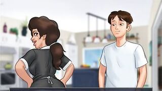 Summertime Saga Cap 80 - Fucking The Mature MILF From The Maid