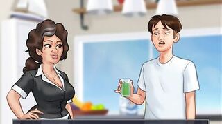 Summertime Saga Cap 80 - Fucking The Mature MILF From The Maid - 6 image