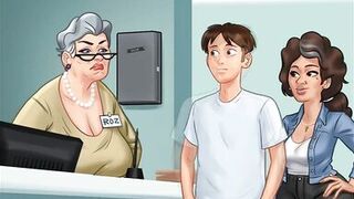 Summertime Saga Cap 79 - The Hospital Receptionist Gives Me A Blowjob