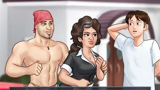 Summertime Saga Cap 79 - The Hospital Receptionist Gives Me A Blowjob