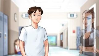 Summertime Saga Cap 79 - The Hospital Receptionist Gives Me A Blowjob