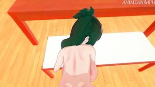 Fucking Deku's Mom Inko Midoriya Until Creampie - My Hero Academia Anime Hentai 3d Uncensored