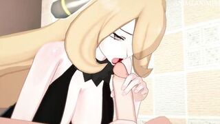 Cynthia Rewards You for Winning the Pokemon League - Anime Hentai 3d Uncensored