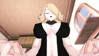 Cynthia Rewards You for Winning the Pokemon League - Anime Hentai 3d Uncensored