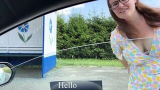 Two students gave a ride to fellow traveler MILF to creampie - 1 image