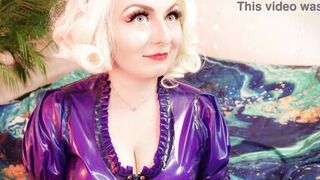 read a book with me... ASMR sounding - latex MILF