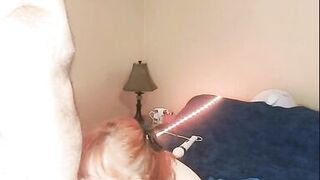 Lilfrillysocks Deepthroats and receives flogging from Dom