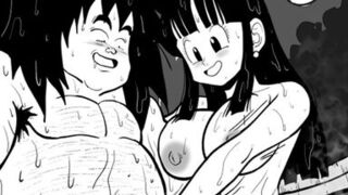 Kamesutra DBZ Erogame 75 Bathing with her Husband's Friend