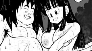 Kamesutra DBZ Erogame 75 Bathing with her Husband's Friend
