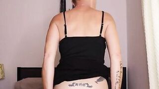 MILF Stripping Sucking and Riding