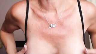 MILF Stripping Sucking and Riding