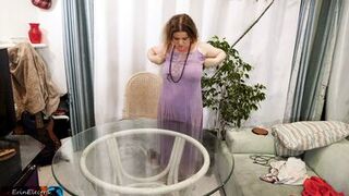 Hippie stepmom lets you feel sex with your cock in her pussy