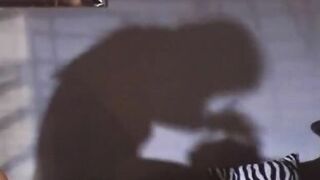 Horny blonde fucks inexperienced girl with a big thick dildo deep in her pussy