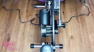 Another training session of my Fuck Machine getting stretched out by BBC Dildo - 8 image