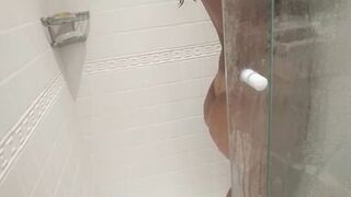 Karina preparing to receive a guest