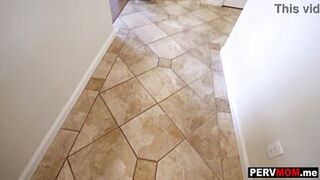 My MILF stepmom Anissa Kate has big natural boobs and we fucked