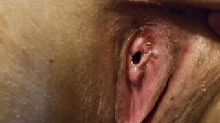 I get bent over, spanked, and stuffed...Then I leave a mess after he fills me deep.