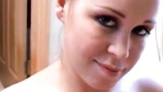 Big Boob brandy Giving her Daily Handjob enjoying the moments