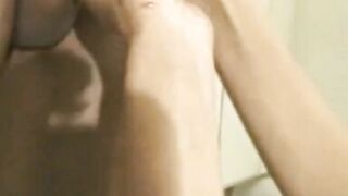 Big Boobs Kitchen MILF Jerking Him Off enjoying enjoying it