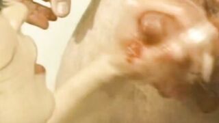 Big Boobs Kitchen MILF Jerking Him Off enjoying enjoying it