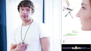 Redhead Juicy Big Tittied Trainer Sucked My Dick - 3 image